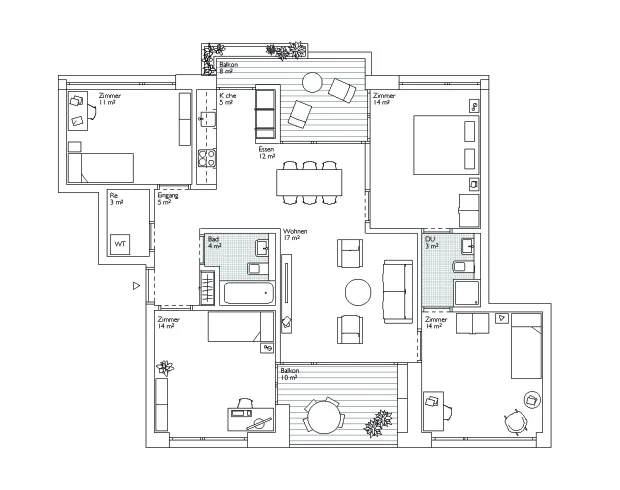 5.5 Zi Whg 102m2